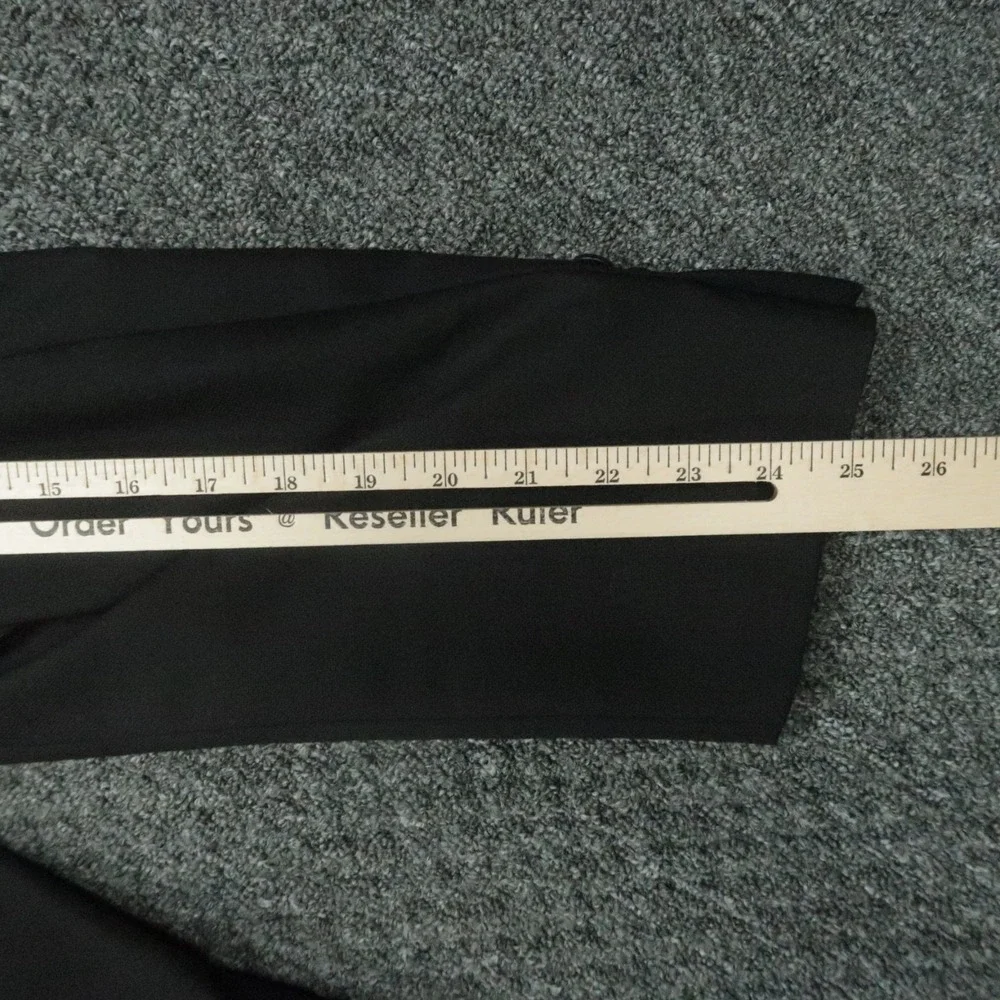 Peter Millar Blazer Men 48T Black Wool Formal Double Vented Sport Coat Jacket *